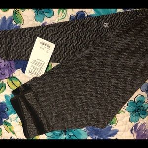 NWT Lululemon Wunder Under Pant Herringbone 6